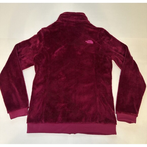 The North Face Fleece Jacket Women’s Pink/Purple Full Zip Winter Fuzzy Size M - Picture 3 of 8